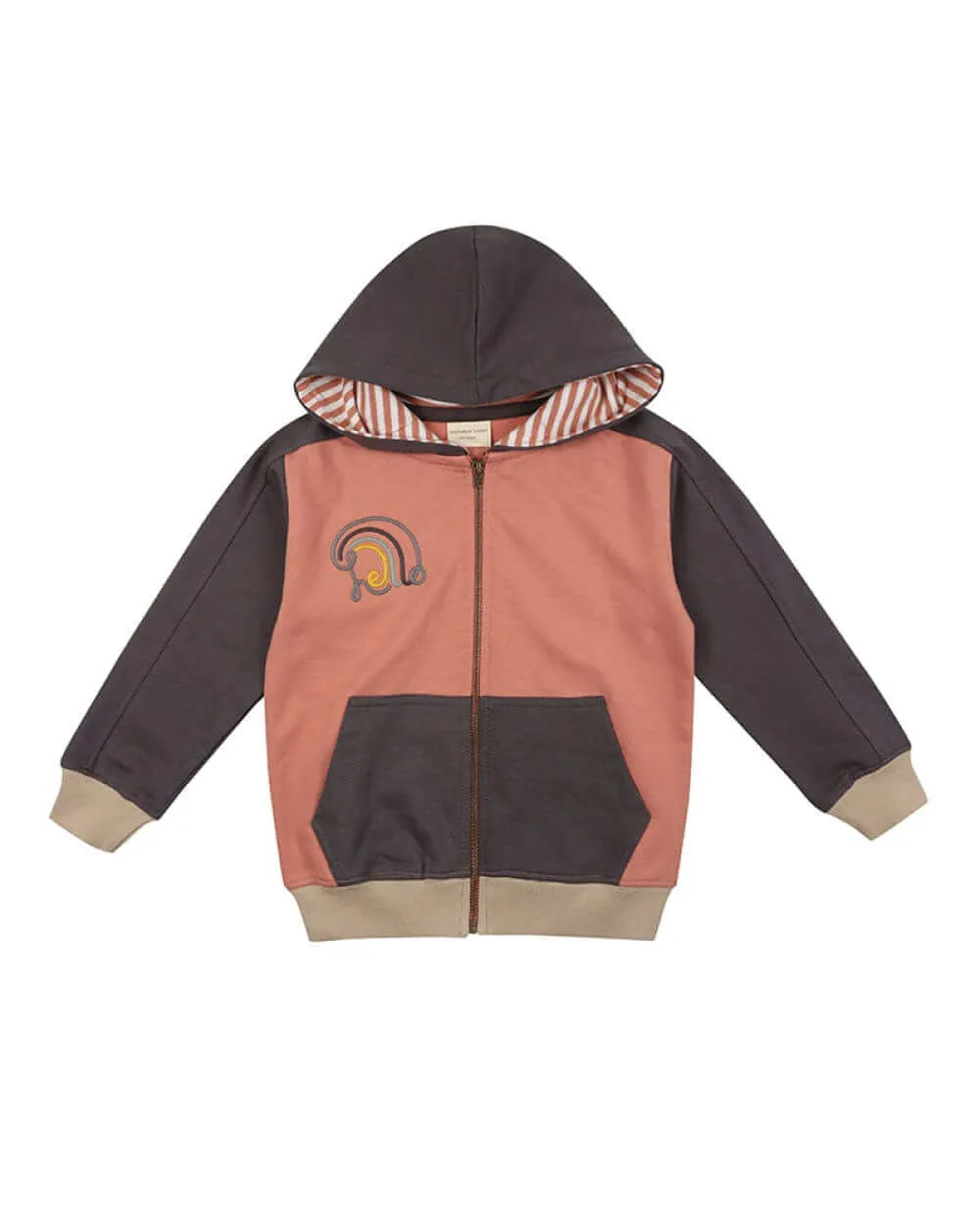 Multicolour Colourblock Hoodie