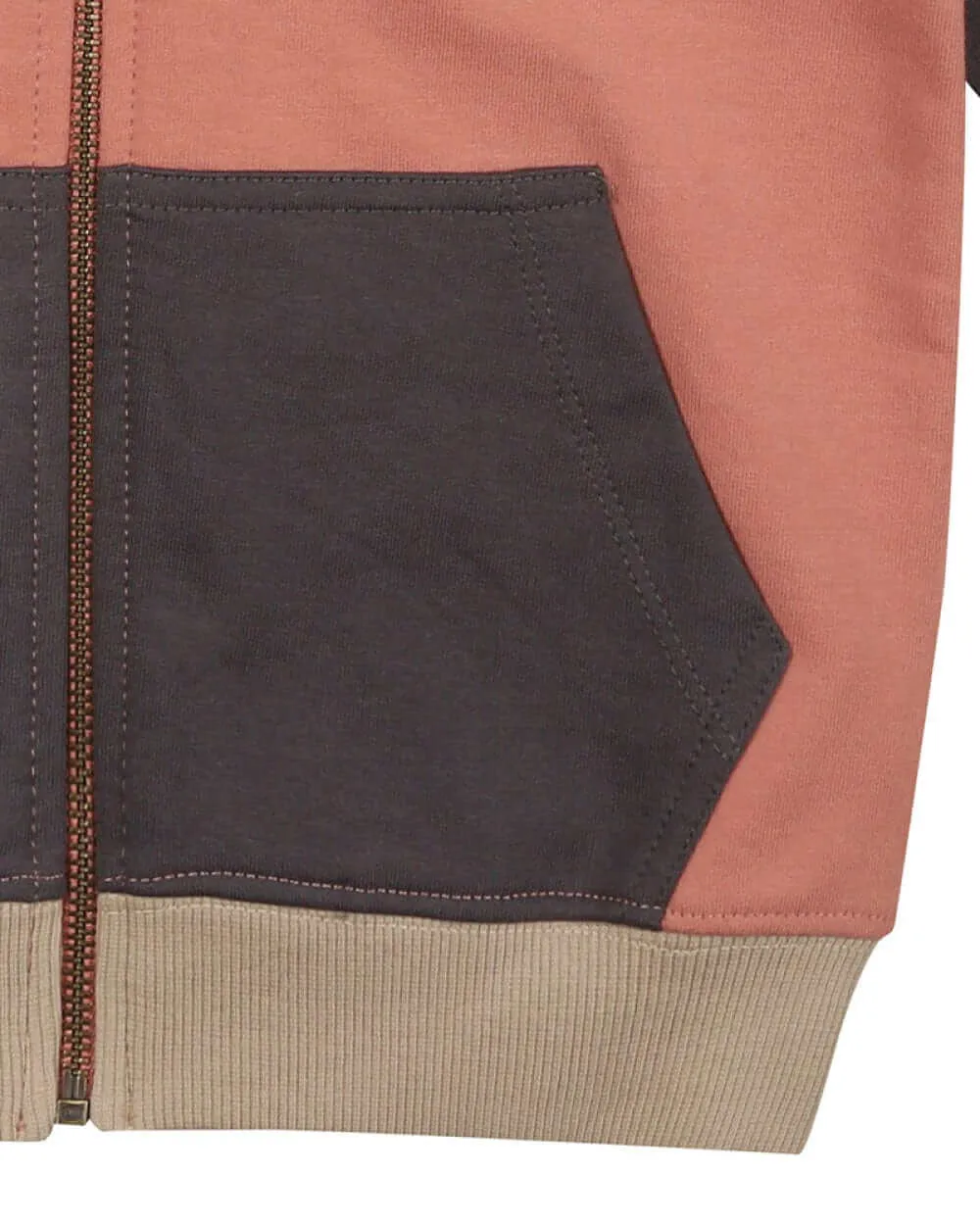 Multicolour Colourblock Hoodie