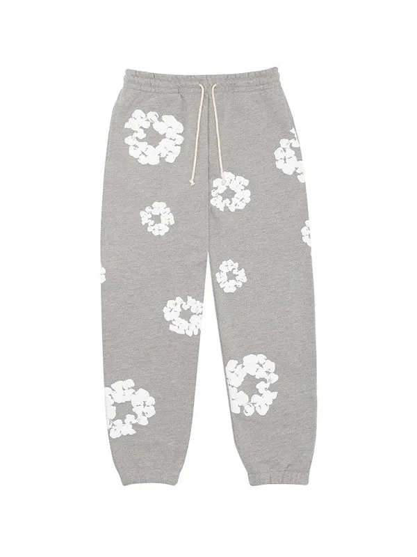 Multifarbene 2000s Blumenmuster Sweatpants