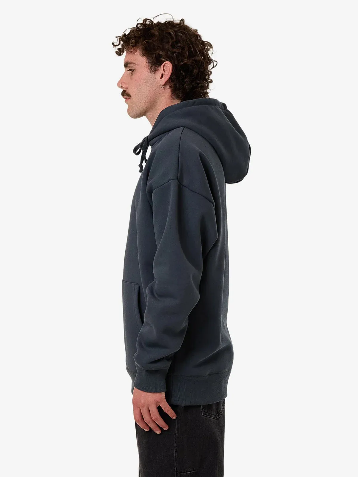 New Issue Slouch Pull On Hood Petrol
