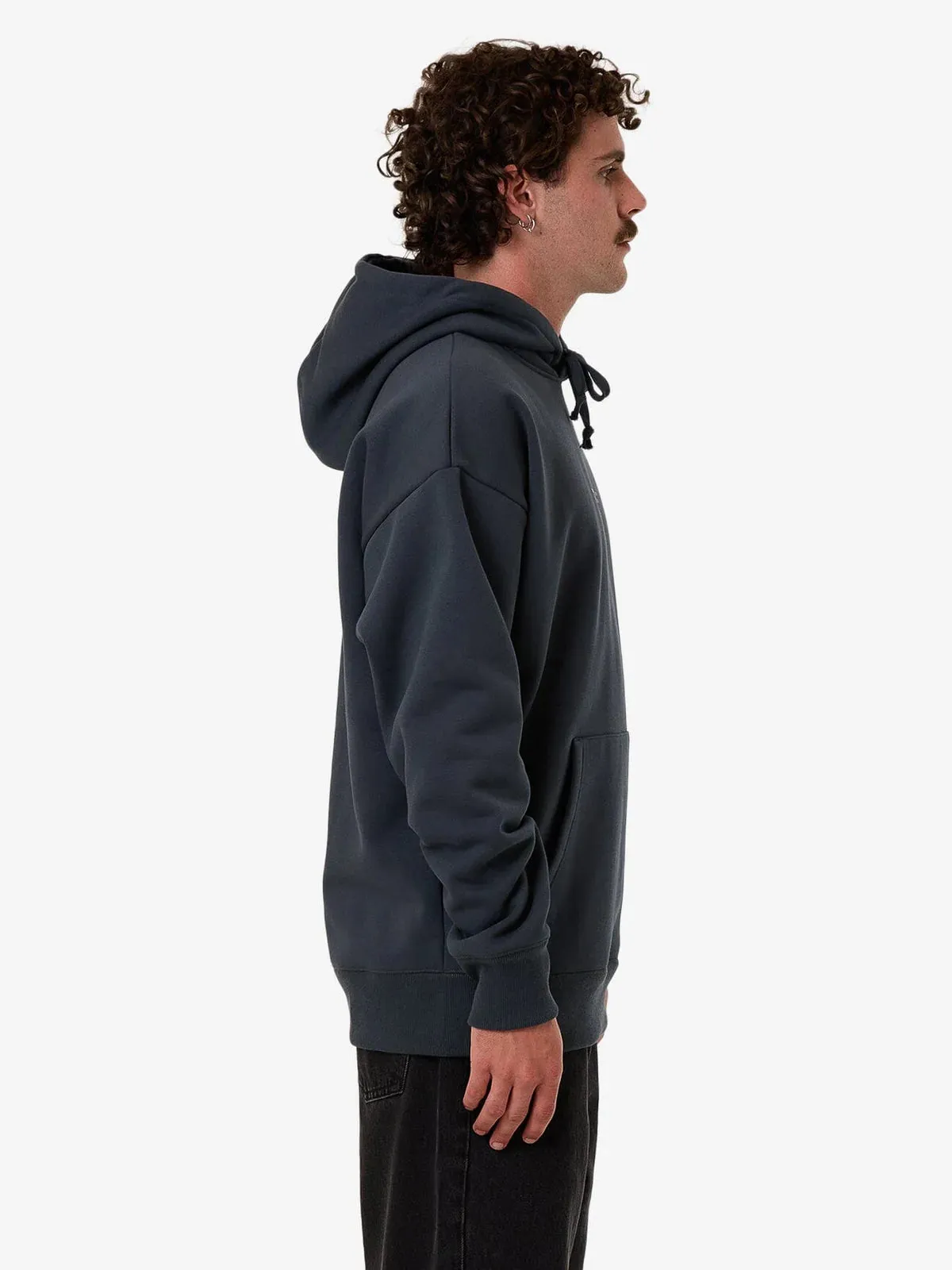 New Issue Slouch Pull On Hood Petrol