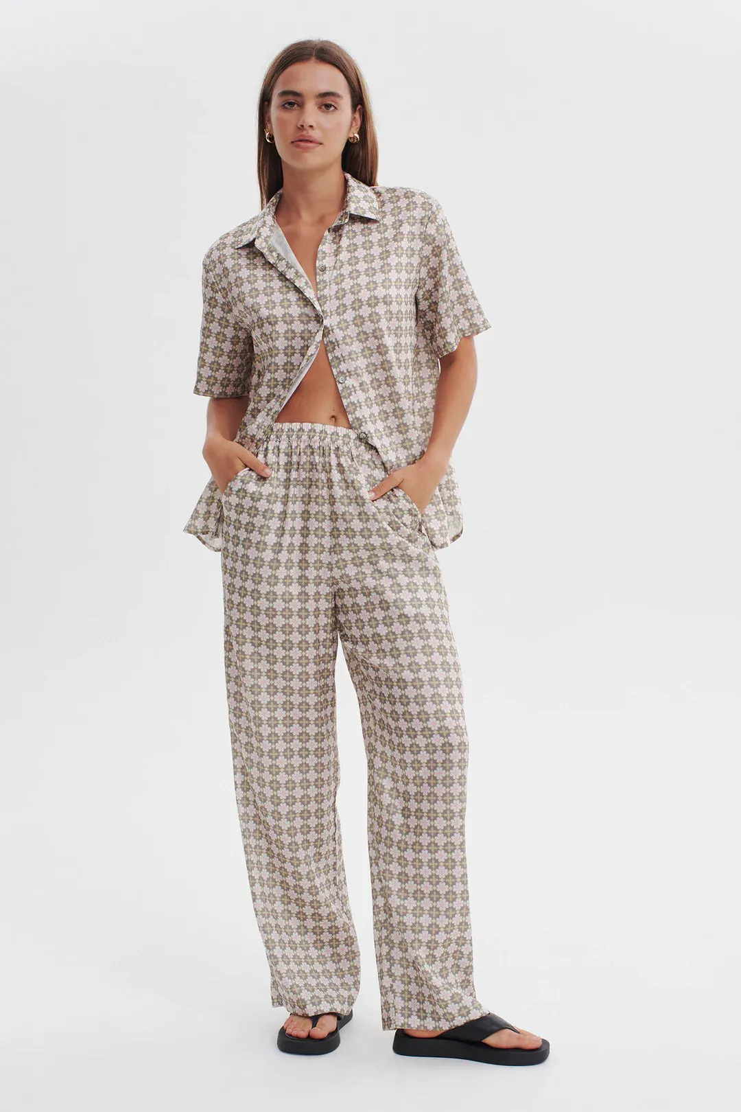 Oscar Shirt Geo Floral
