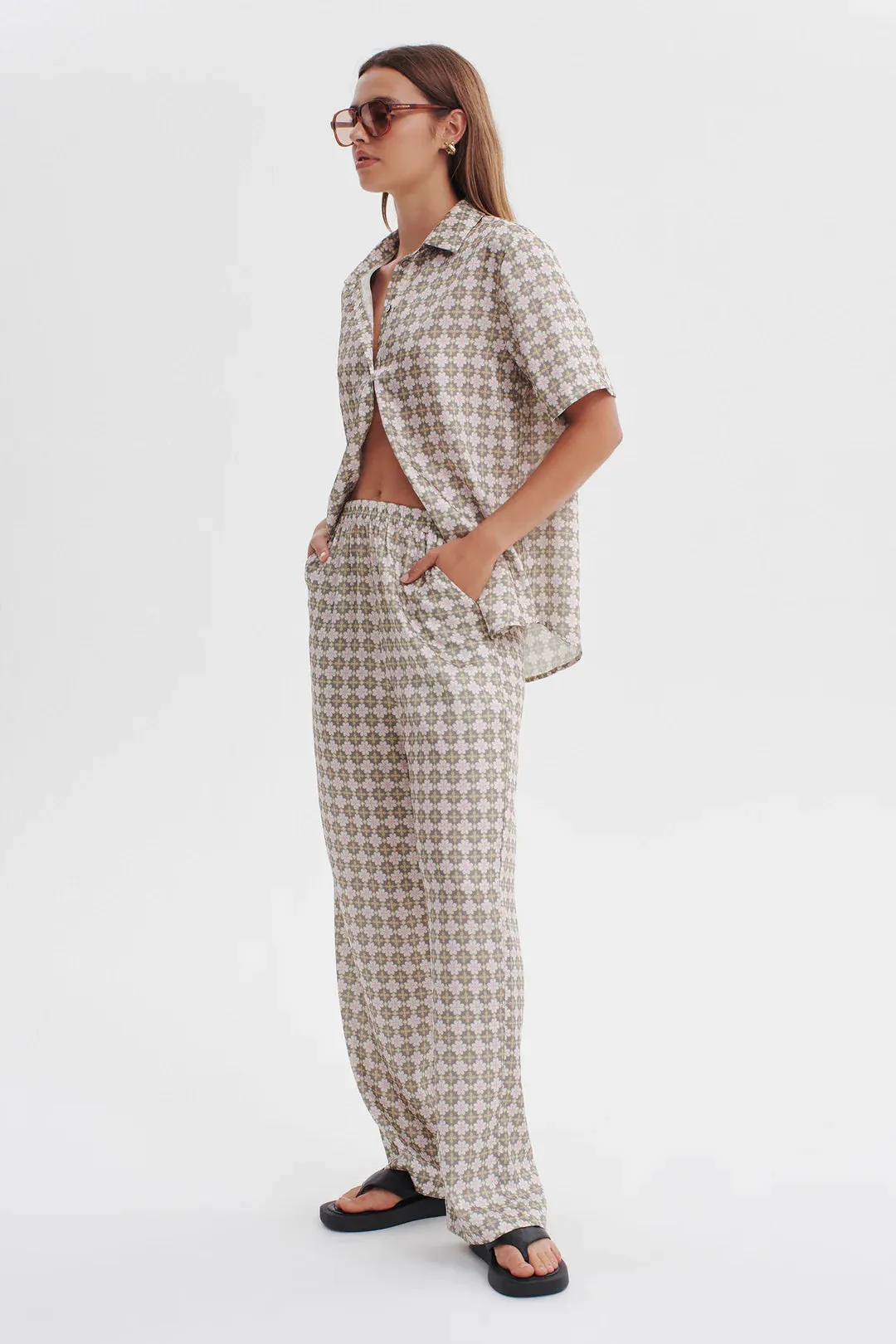 Oscar Shirt Geo Floral
