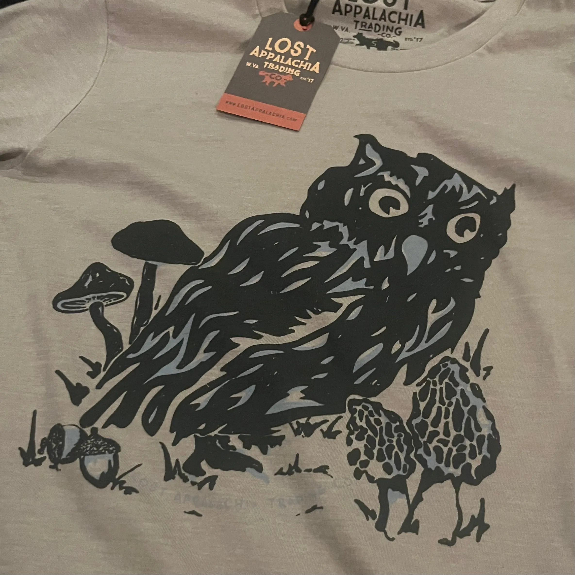 Owl and Mushroom Longsleeve