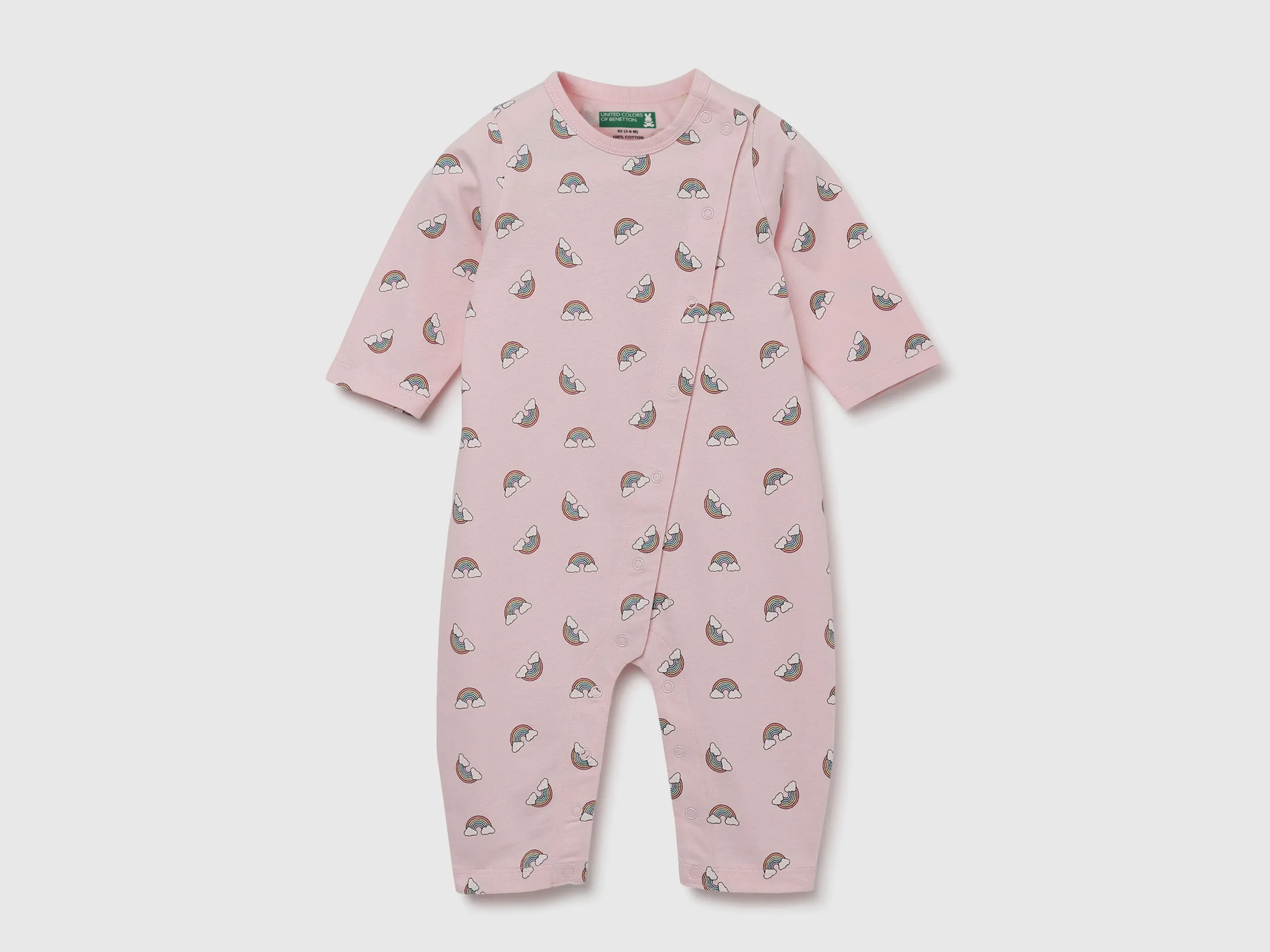 Pack of 2 100% Cotton Round Neck Full Sleeves Baby Rompers