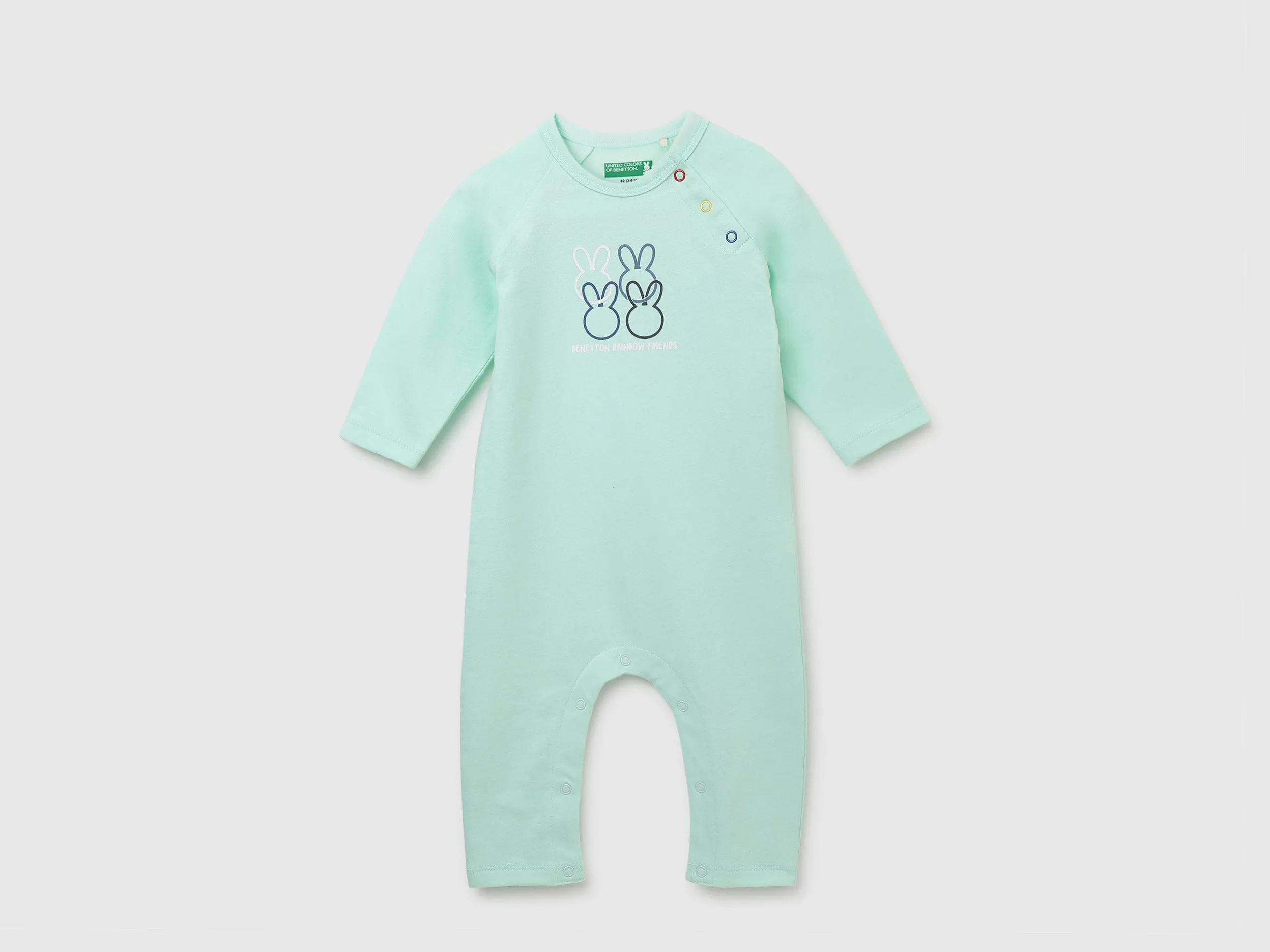 Pack of 2 100% Cotton Round Neck Full Sleeves Baby Rompers