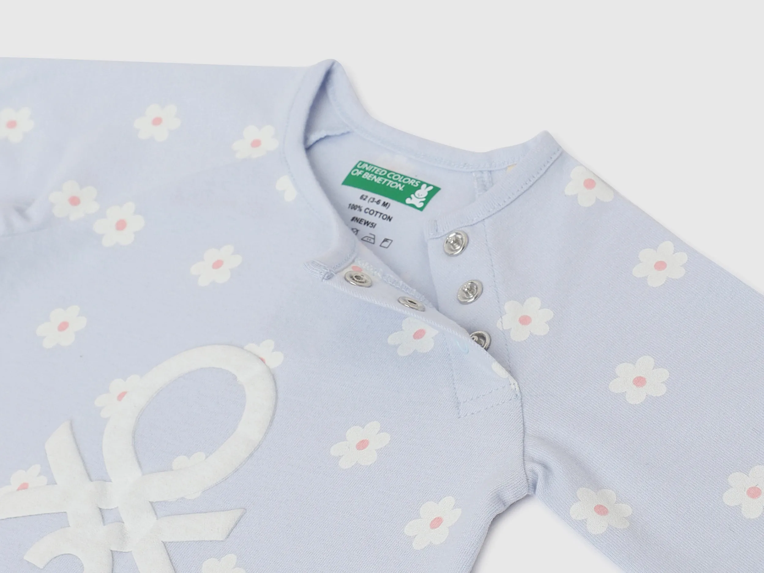 Pack of 2 100% Cotton Round Neck Full Sleeves Baby Rompers