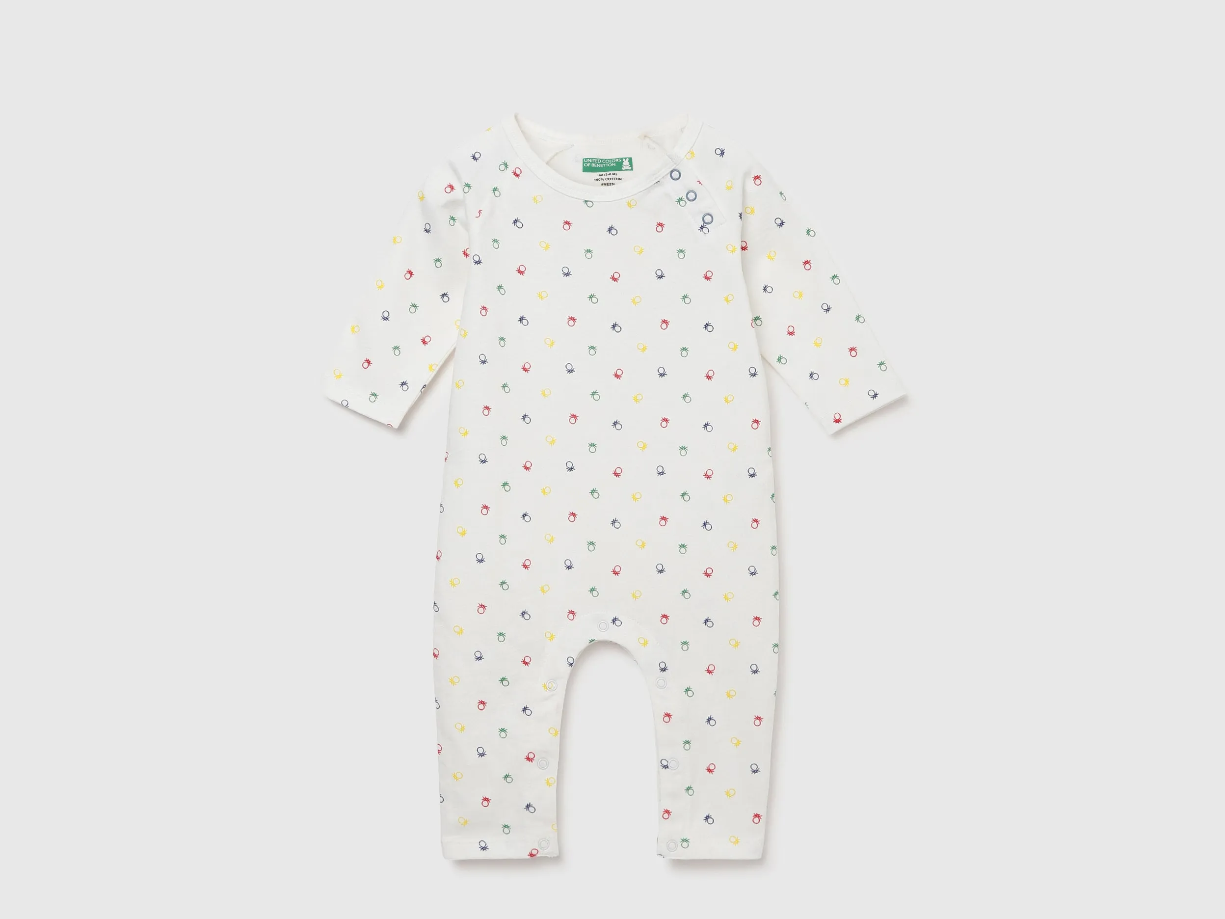 Pack of 2 100% Cotton Round Neck Full Sleeves Baby Rompers