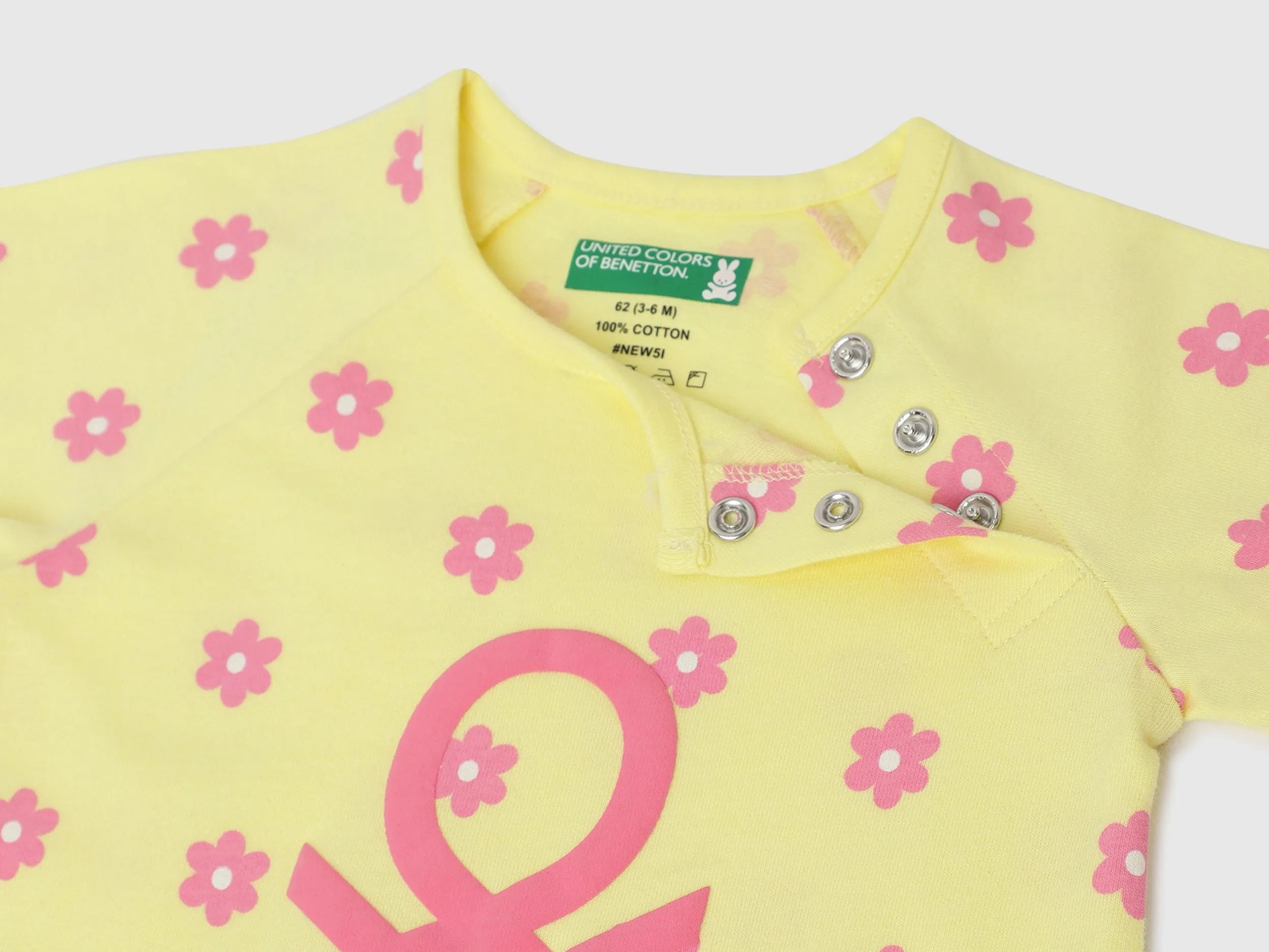 Pack of 2 100% Cotton Round Neck Full Sleeves Baby Rompers