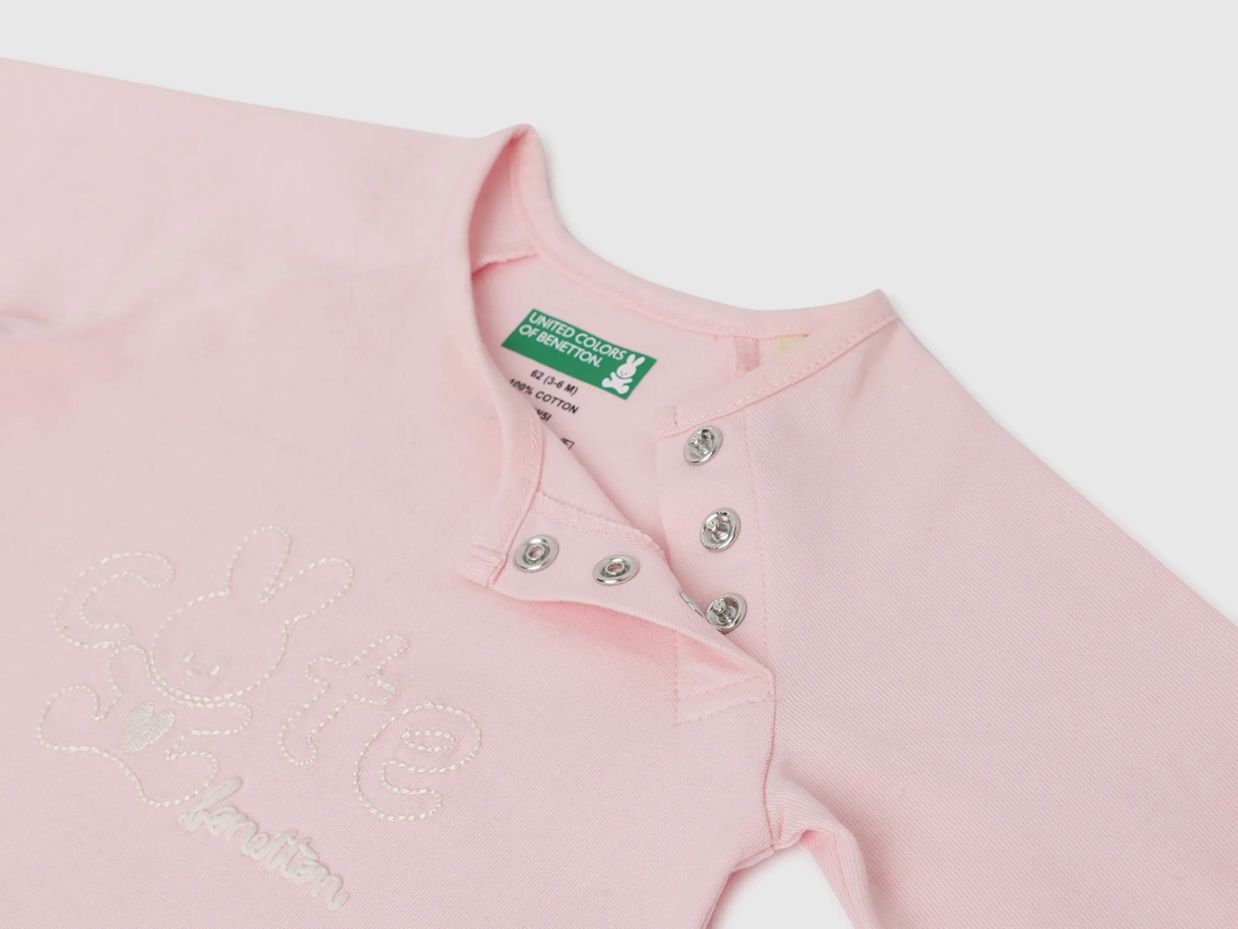 Pack of 2 100% Cotton Round Neck Full Sleeves Baby Rompers