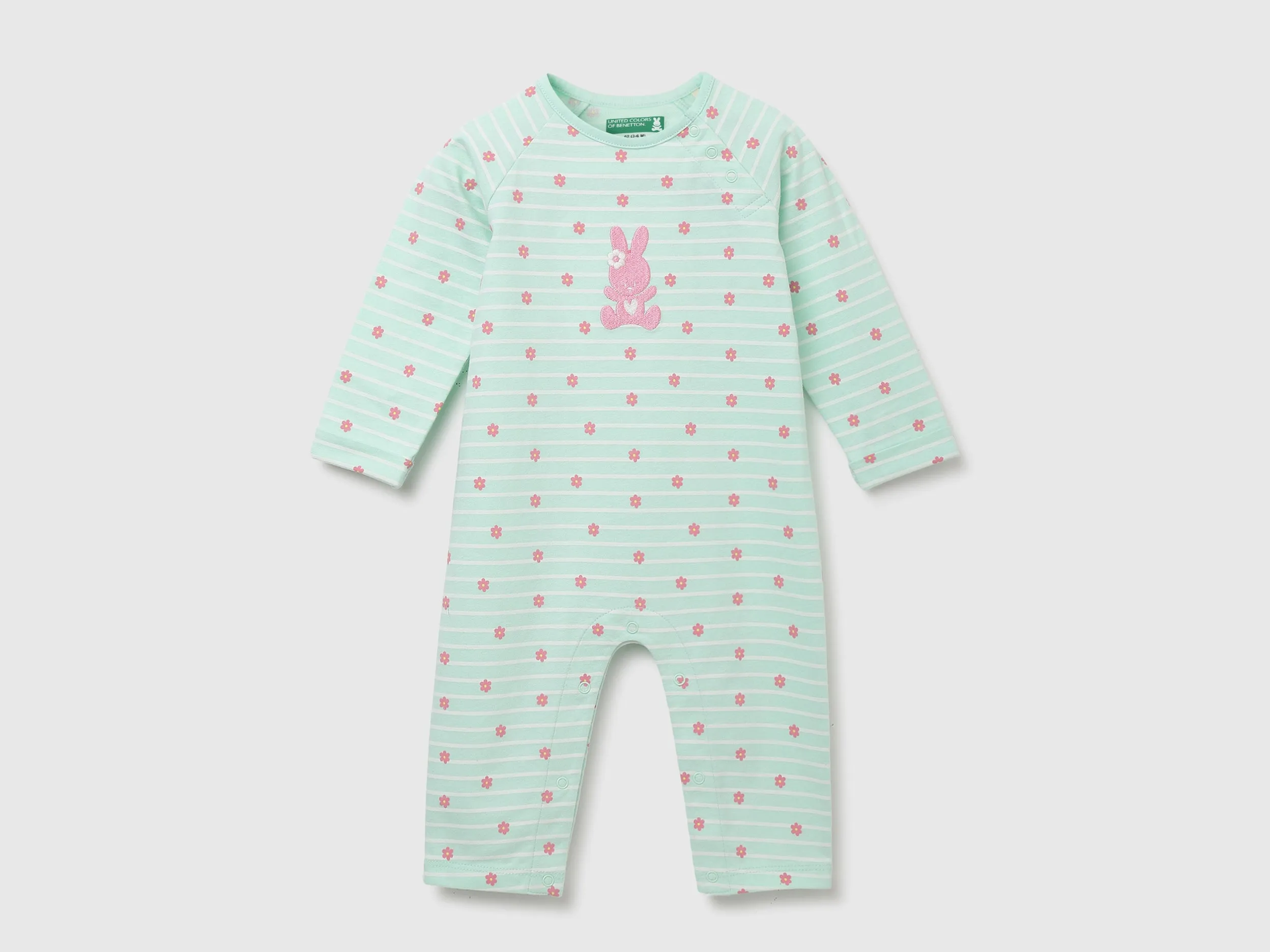 Pack of 2 100% Cotton Round Neck Short Sleeves Baby Rompers