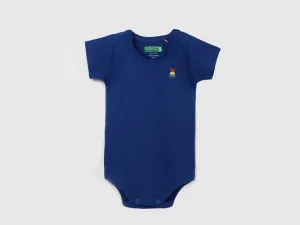 Pack of 2 100% Cotton Round Neck Short Sleeves Baby Rompers