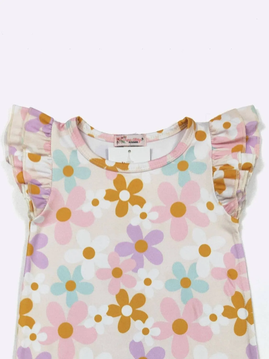 Pastel Daisy Baby Romper