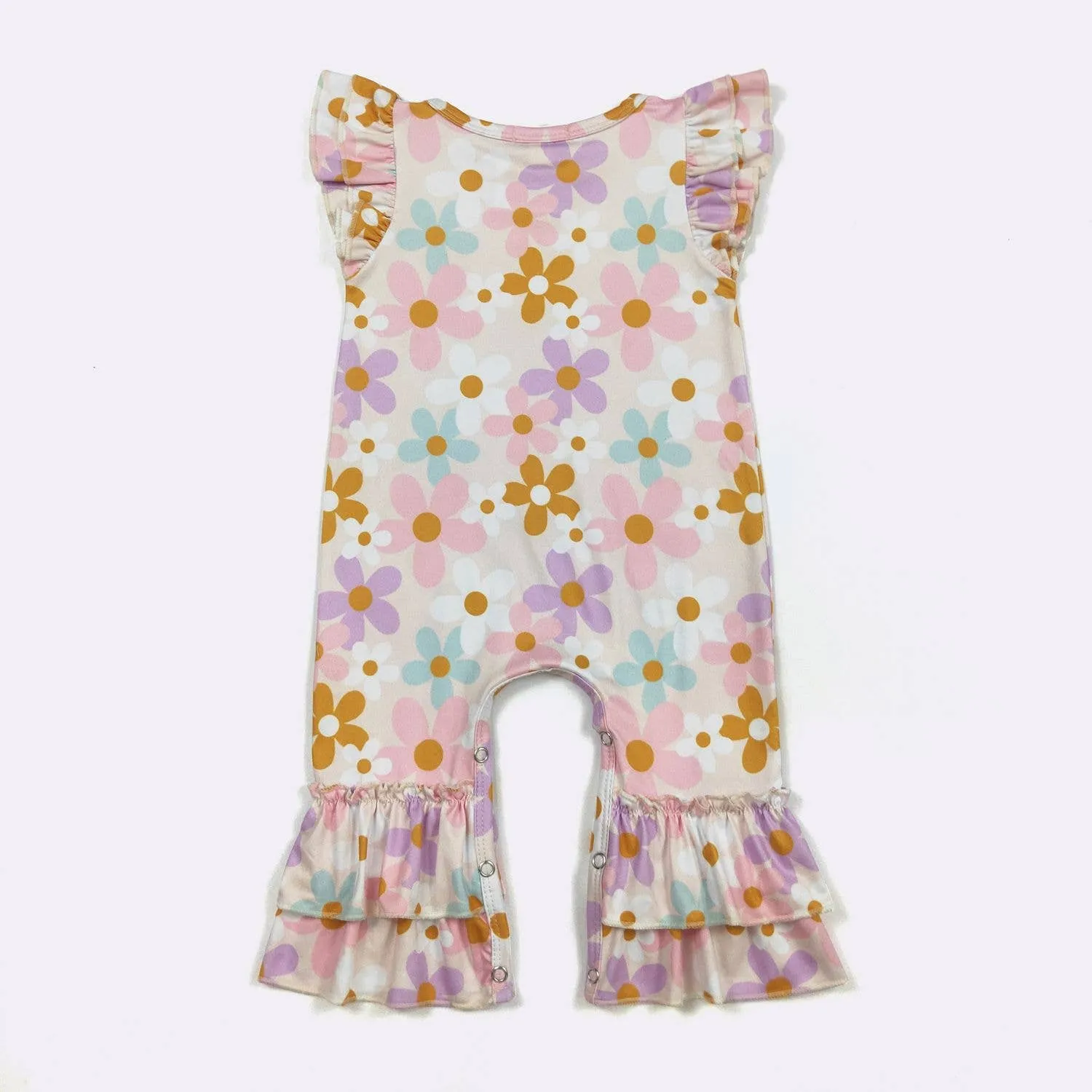 Pastel Daisy Baby Romper
