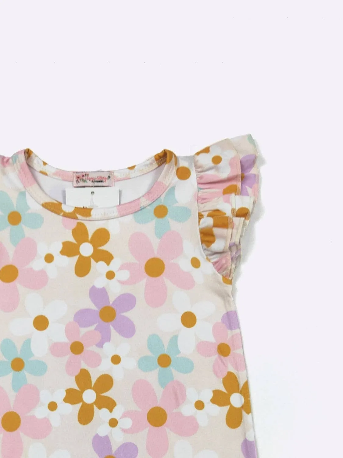 Pastel Daisy Baby Romper