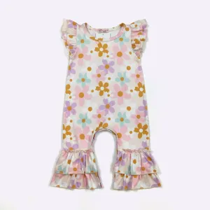 Pastel Daisy Baby Romper