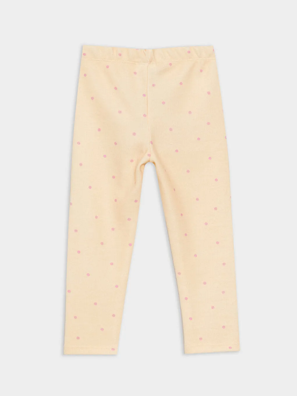 Patterned Baby Girl Tights With Elastic Waist, 2-Piece