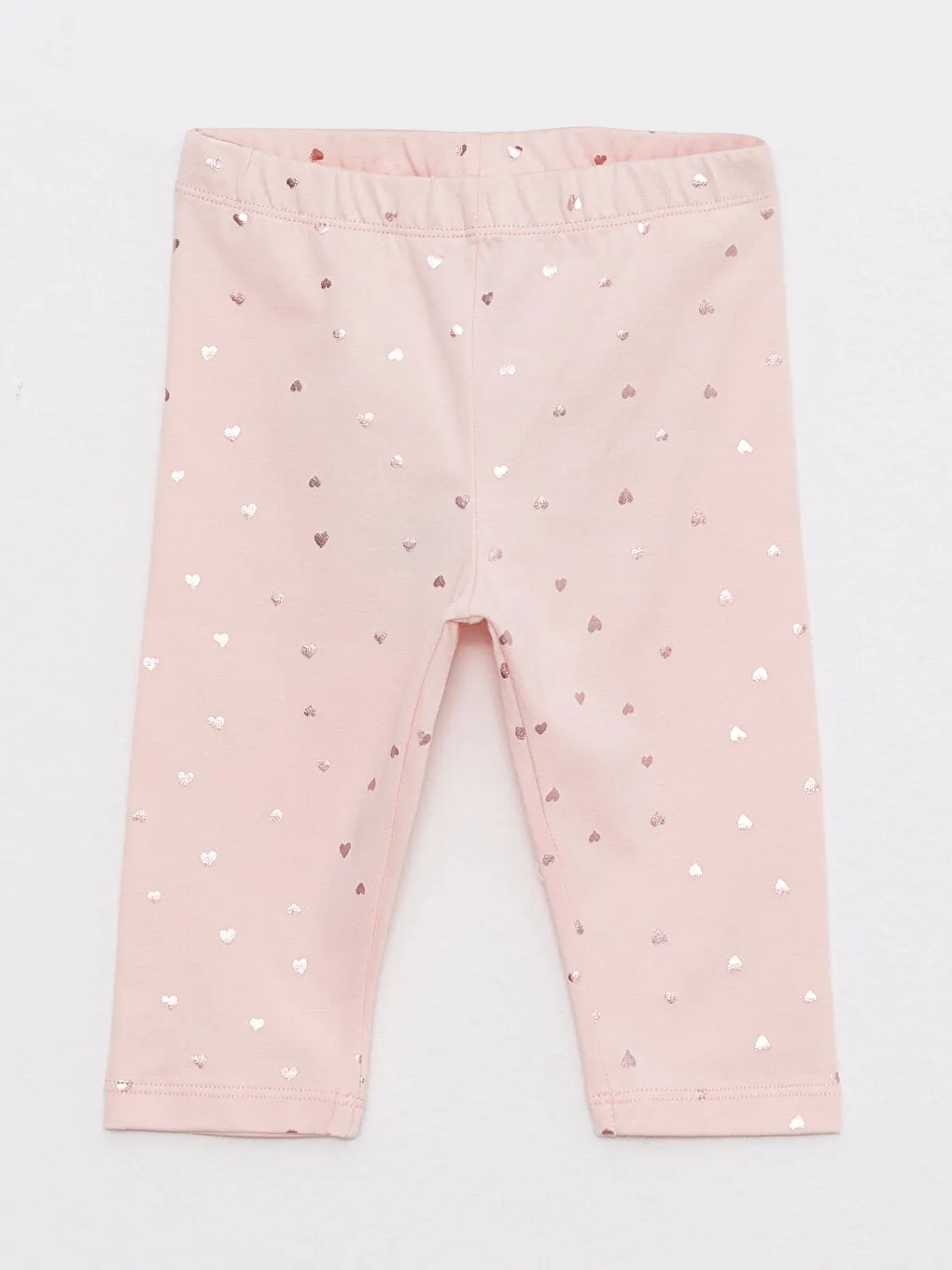 Patterned Baby Girl Tights with Elastic Waist