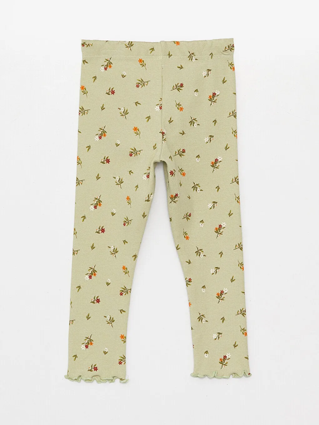 Patterned Baby Girl Tights With Elastic Waist