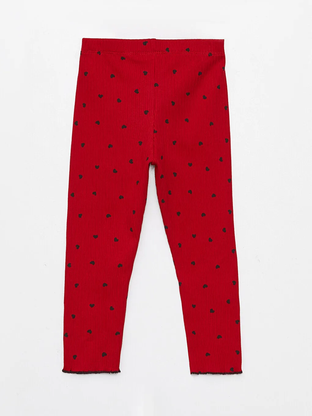 Patterned Baby Girl Tights with Elastic Waist