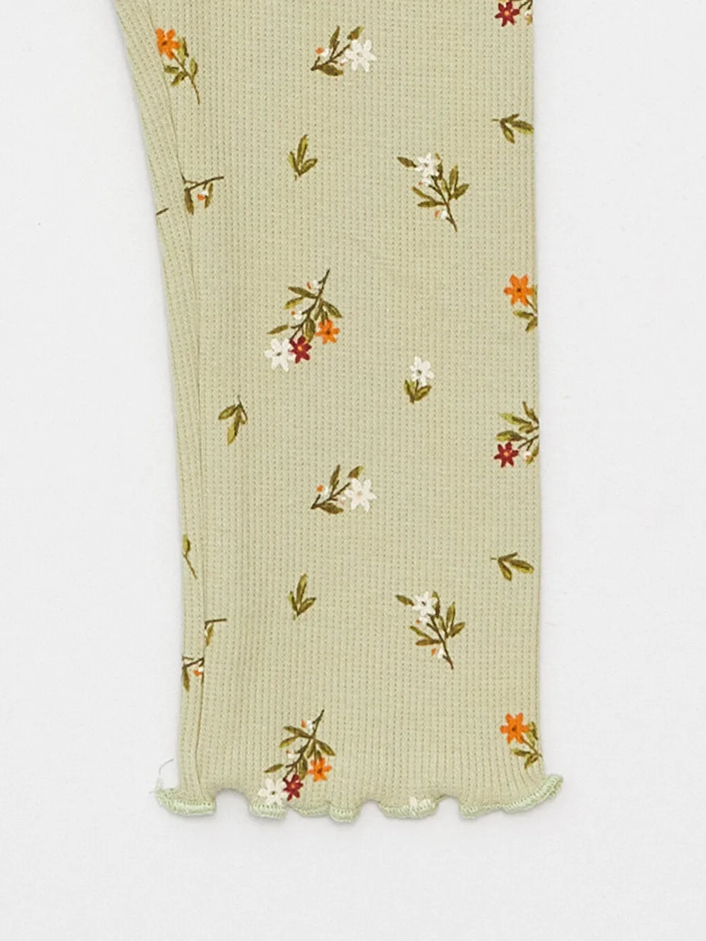 Patterned Baby Girl Tights With Elastic Waist