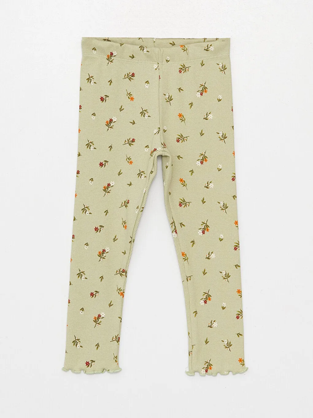 Patterned Baby Girl Tights With Elastic Waist