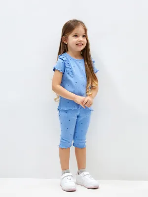 Patterned Baby Girls Tights With Elastic Waist