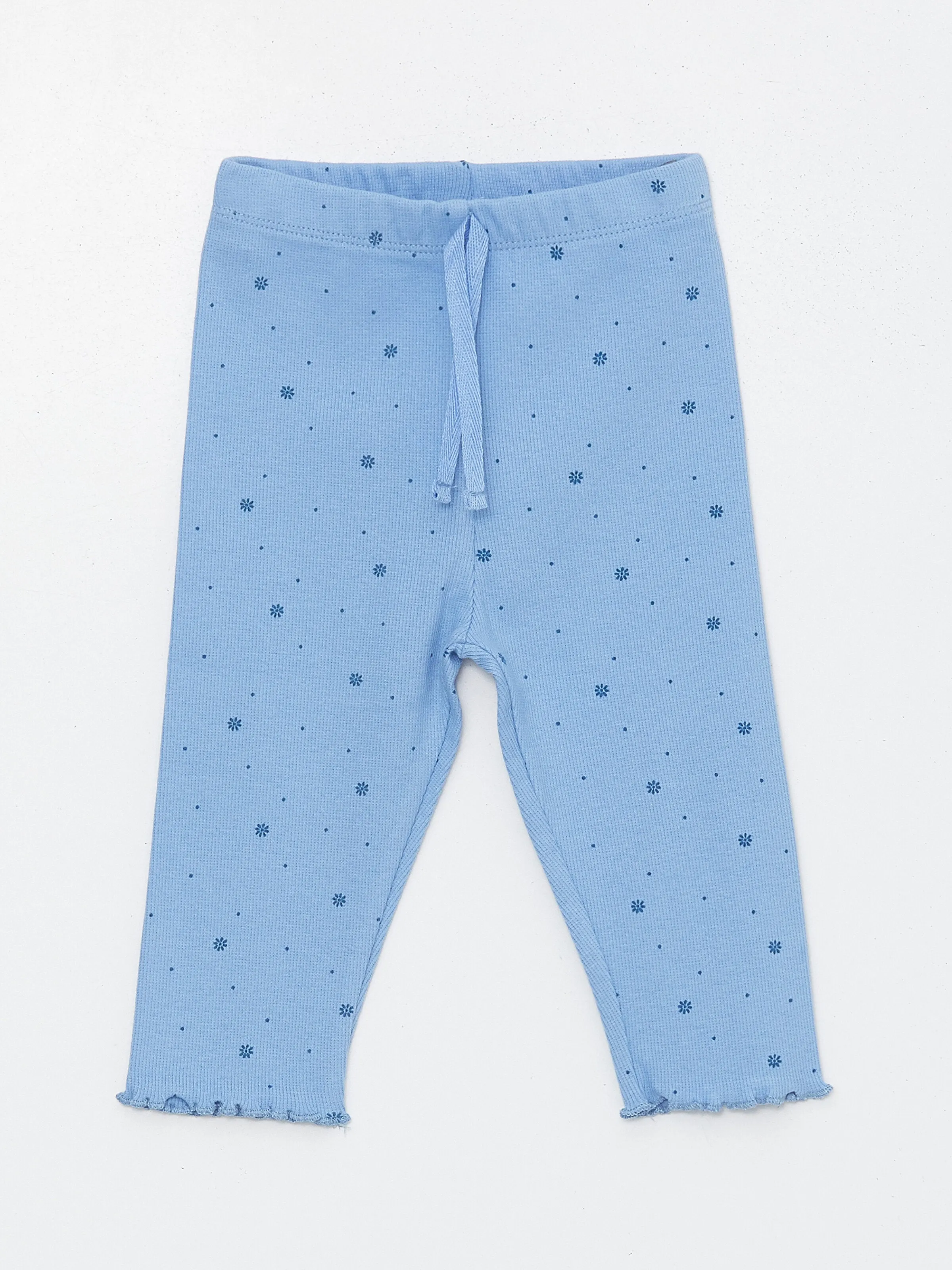 Patterned Baby Girls Tights With Elastic Waist