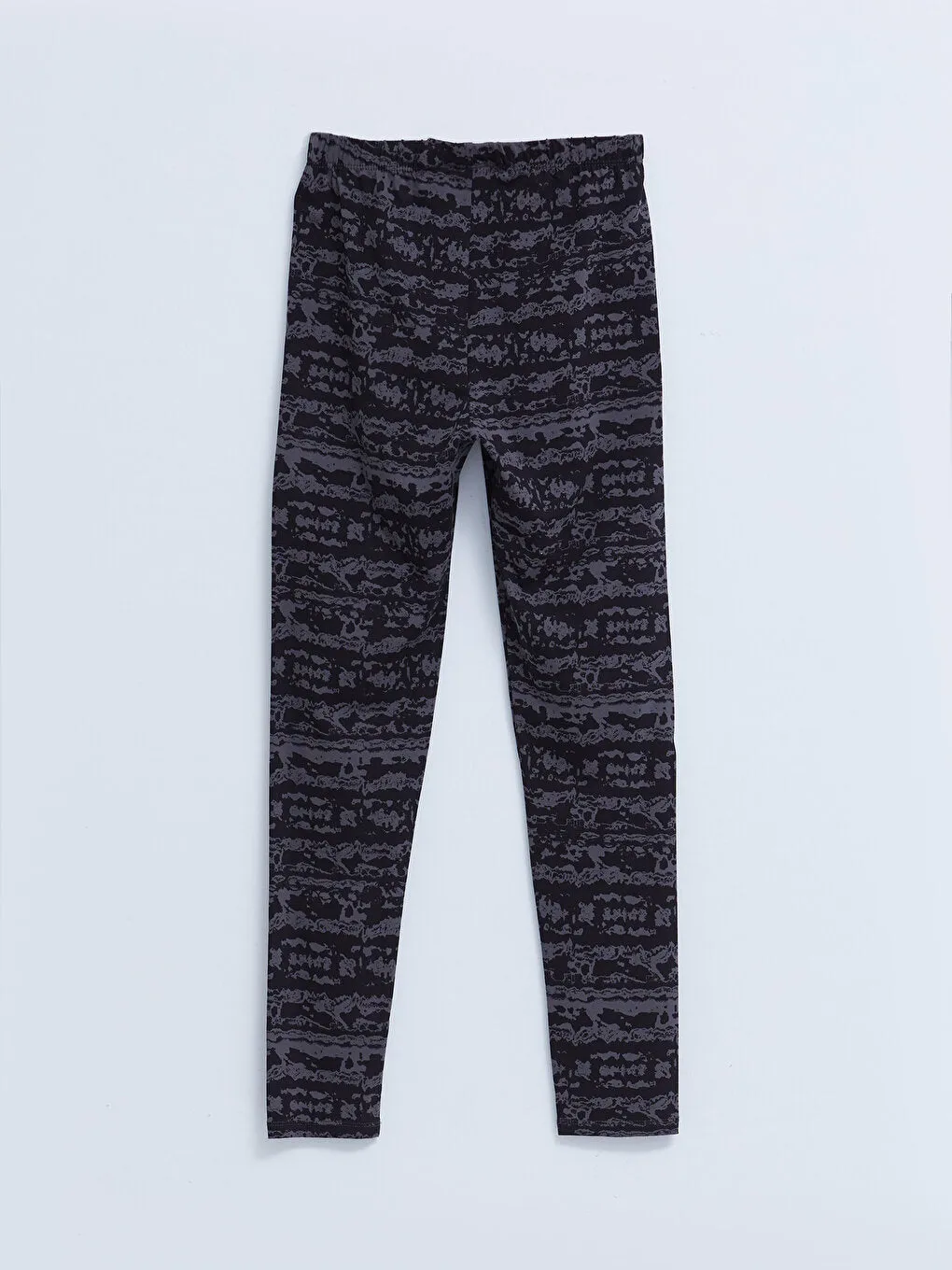 Patterned Cotton Women's Tights with Elastic Waist
