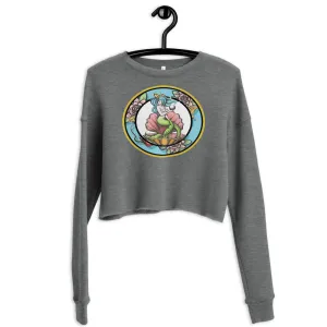 Pearl Goddess Crop Sweatshirt