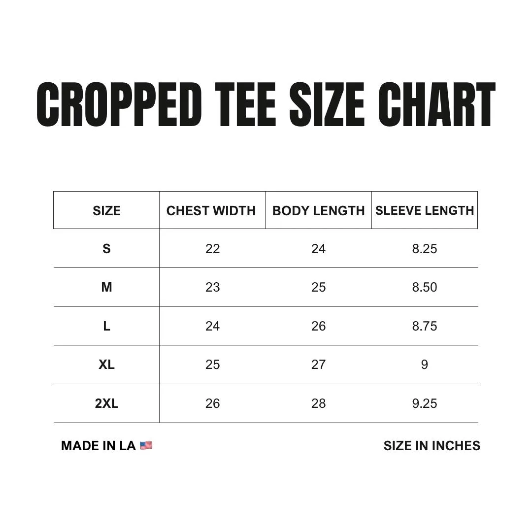 Pearl White Cropped Tee