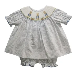 Peter Rabbit Smocked Bloomer Set