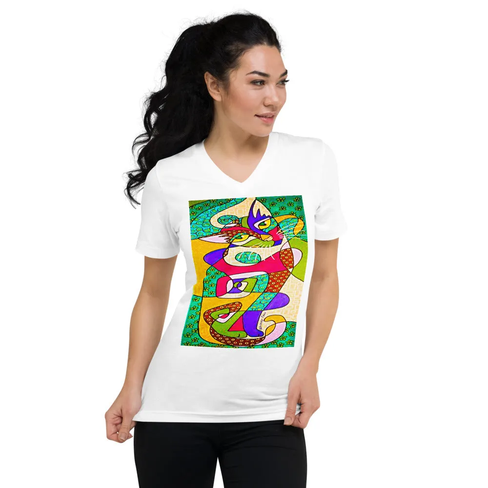 Picasso V-Neck Tee