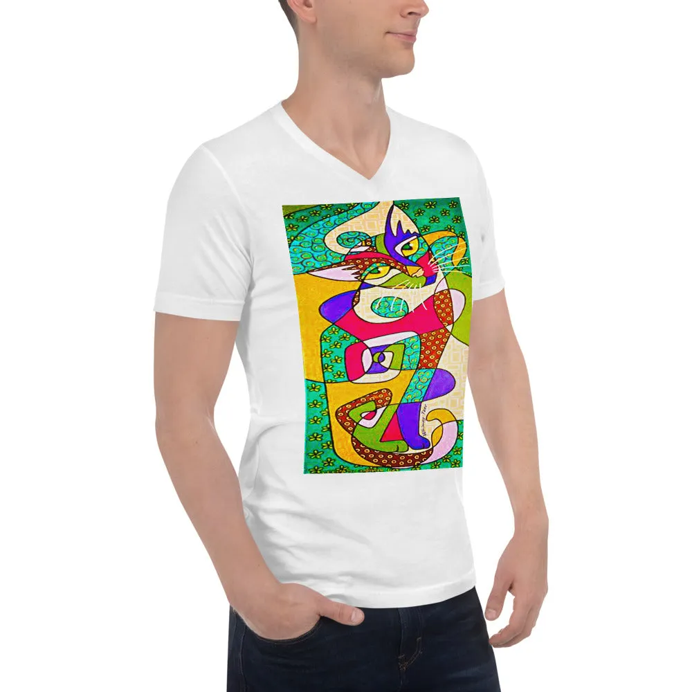 Picasso V-Neck Tee