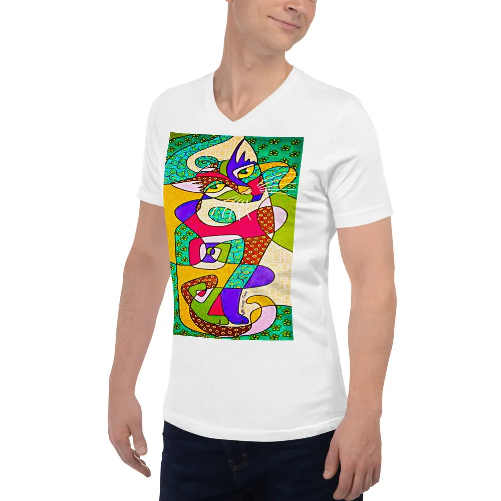 Picasso V-Neck Tee