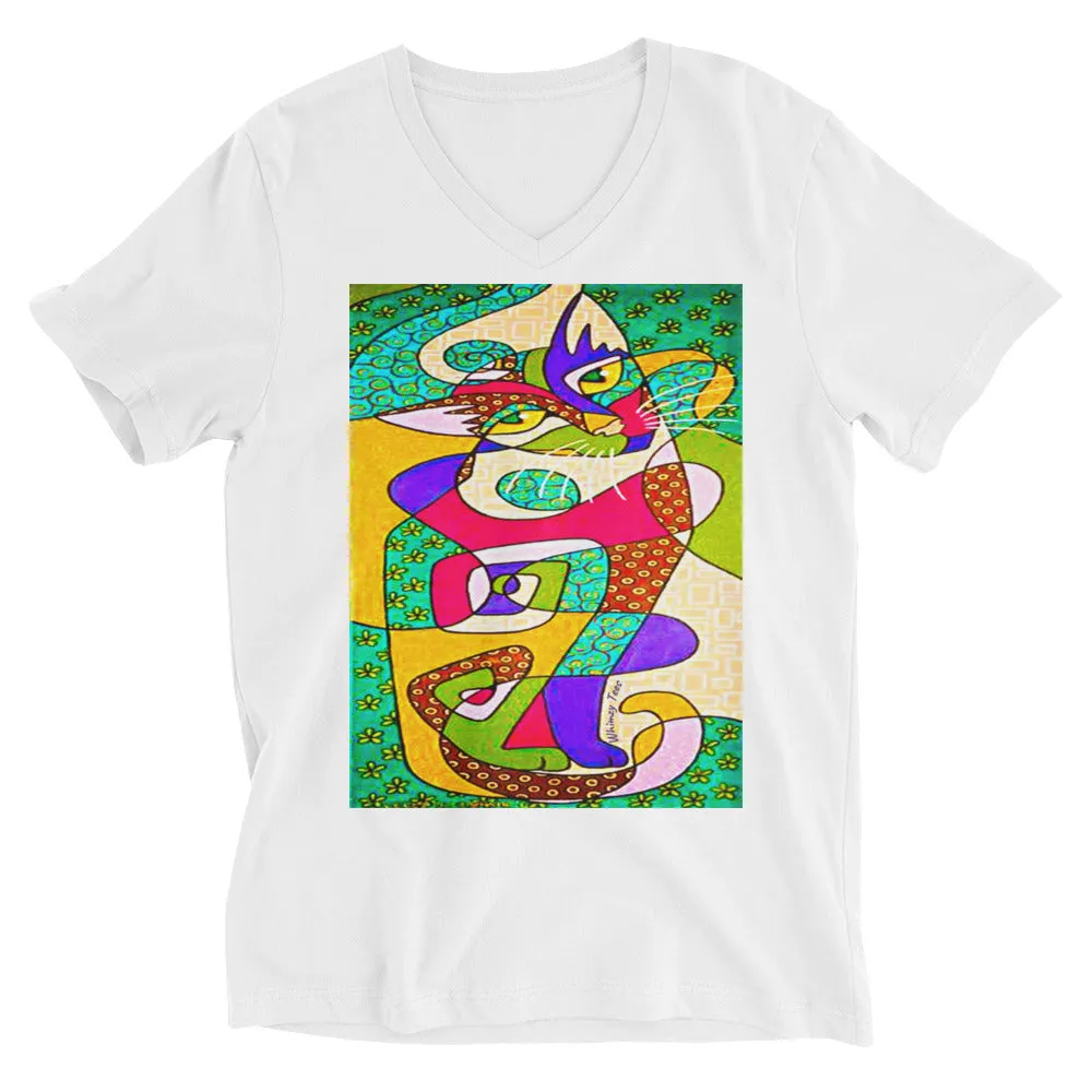 Picasso V-Neck Tee