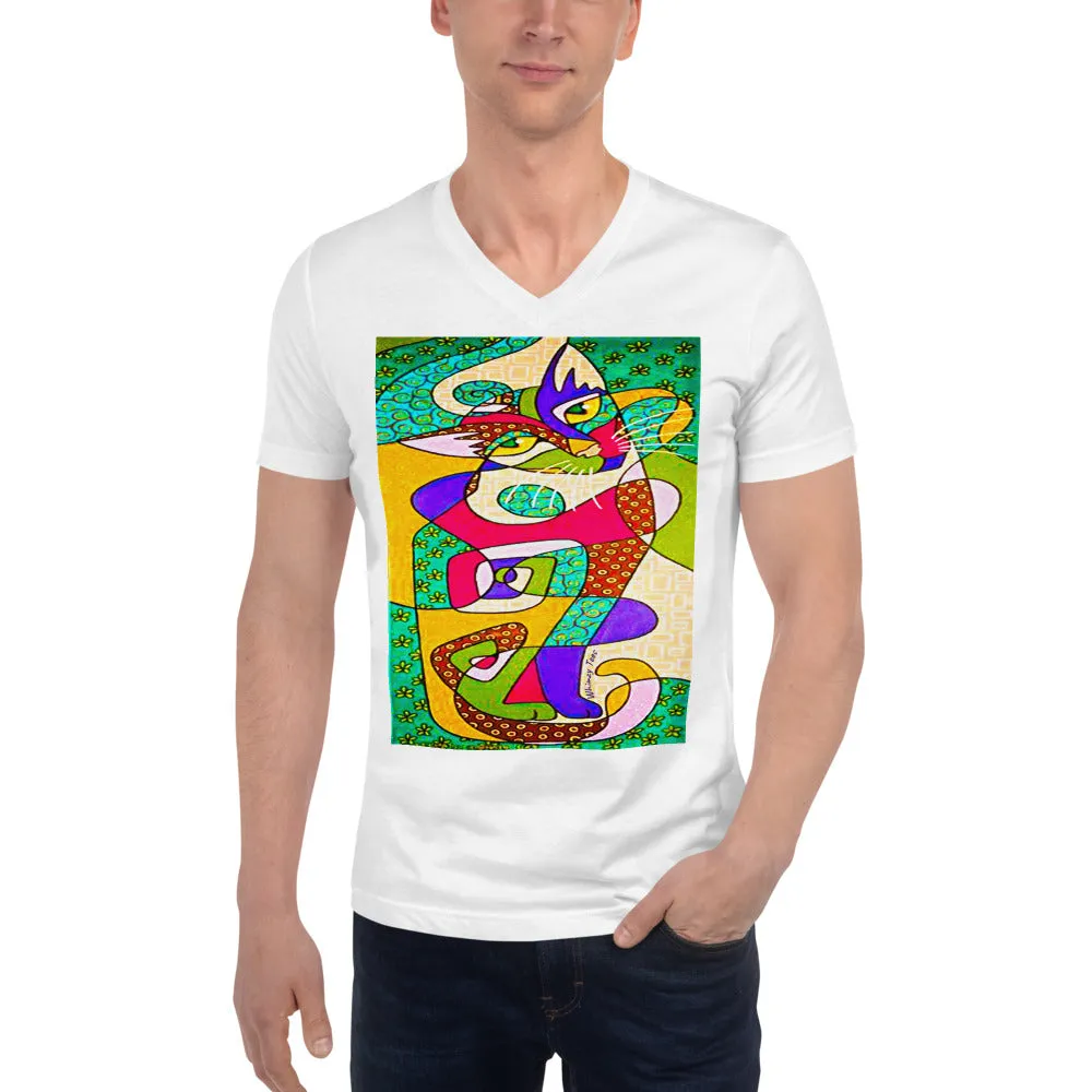 Picasso V-Neck Tee