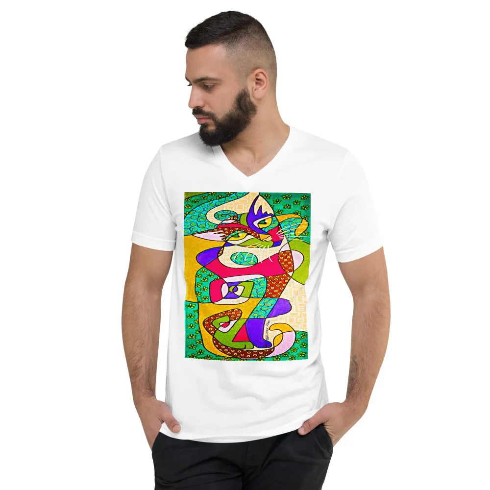 Picasso V-Neck Tee