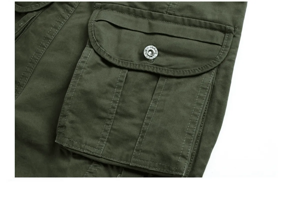 Pockets Loose and Versatile Outdoor Trousers Overalls