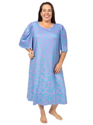 Poppy Sleep Tee - Orchid Print