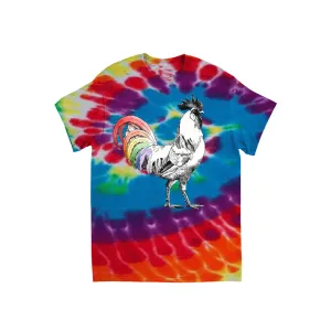 Pride Rooster Tie-Dyed T-Shirt