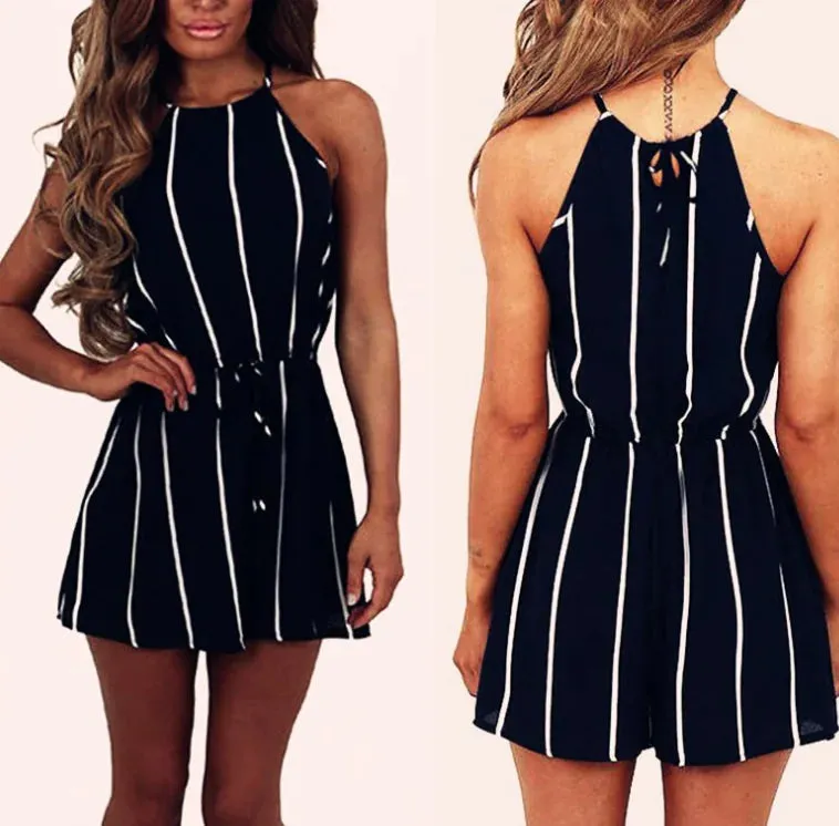 Printed and Striped Rompers and Jumpsuits Collection