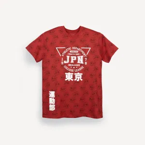 Printed Crewneck Tee - Adrenaline Rush / JPN