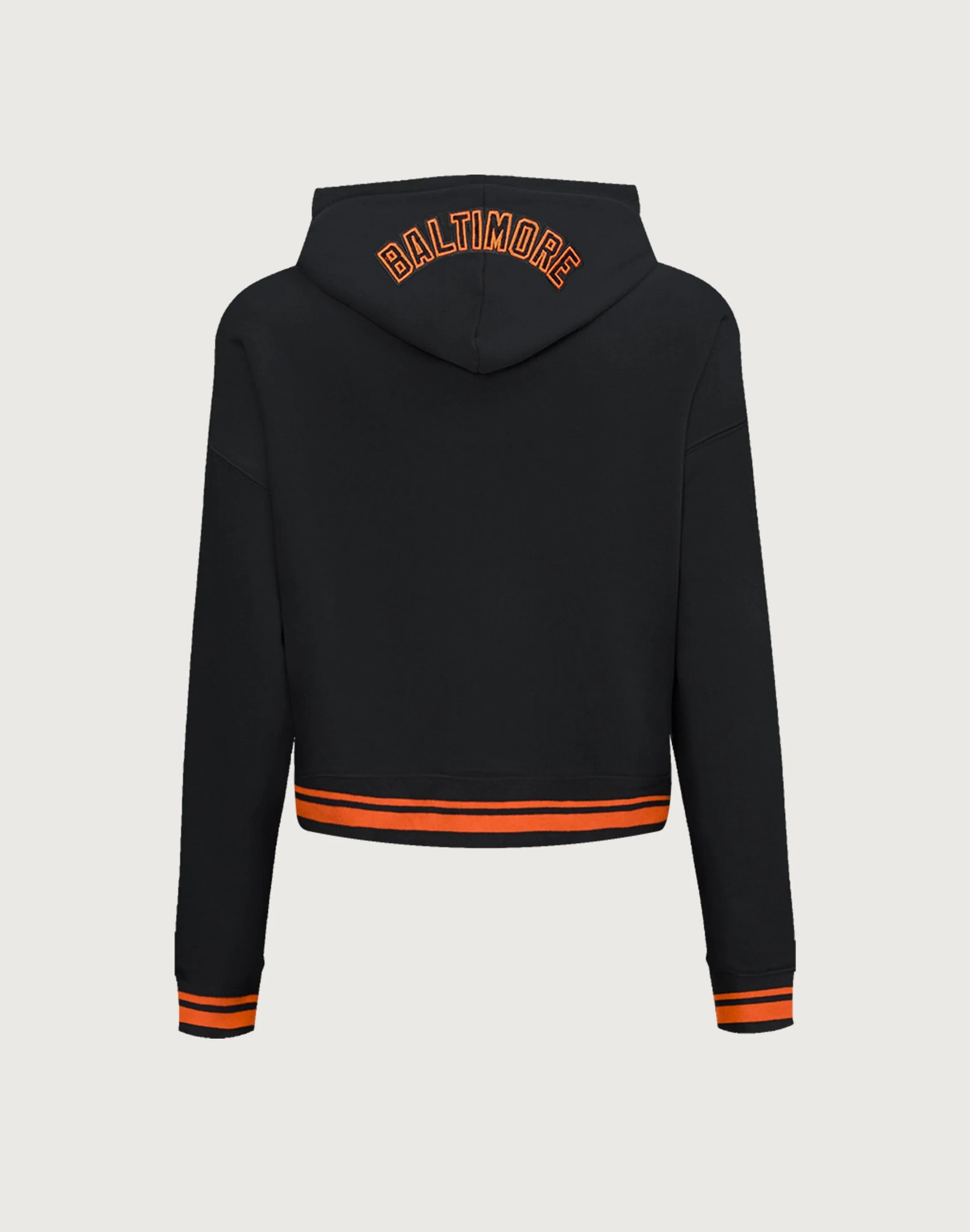 Pro Standard Baltimore Orioles Mashup Rib Cropped Hoodie