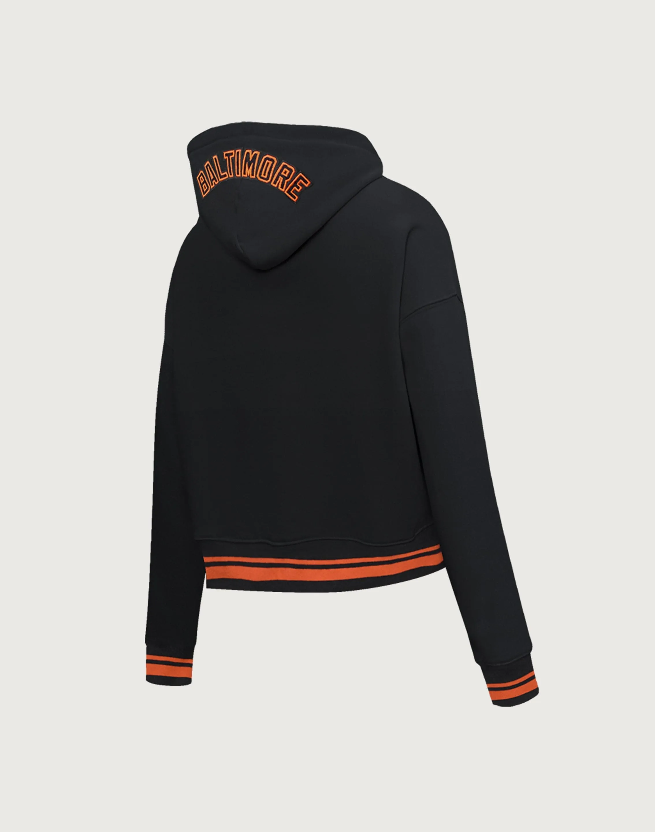 Pro Standard Baltimore Orioles Mashup Rib Cropped Hoodie