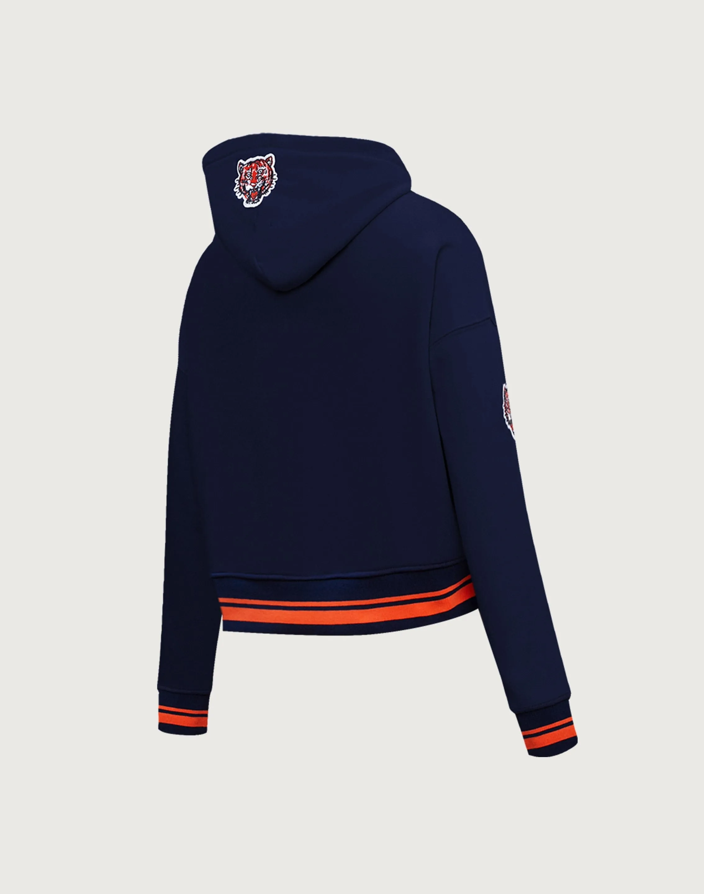 Pro Standard Detroit Tigers Retro Classic Rib Cropped Hoodie