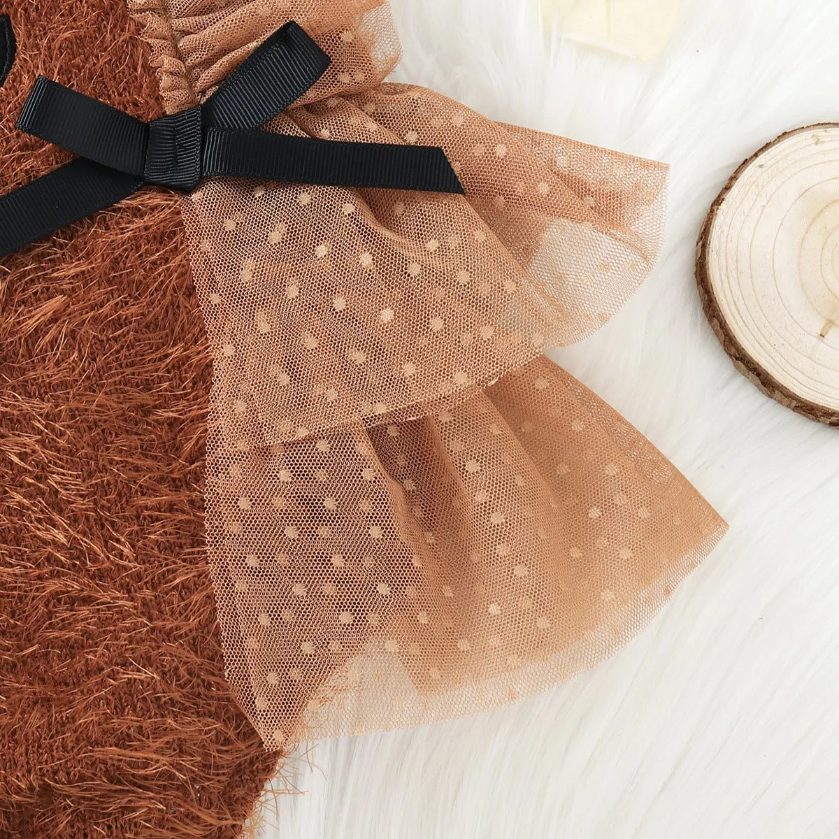 Pumpkin Plush Baby Rompers