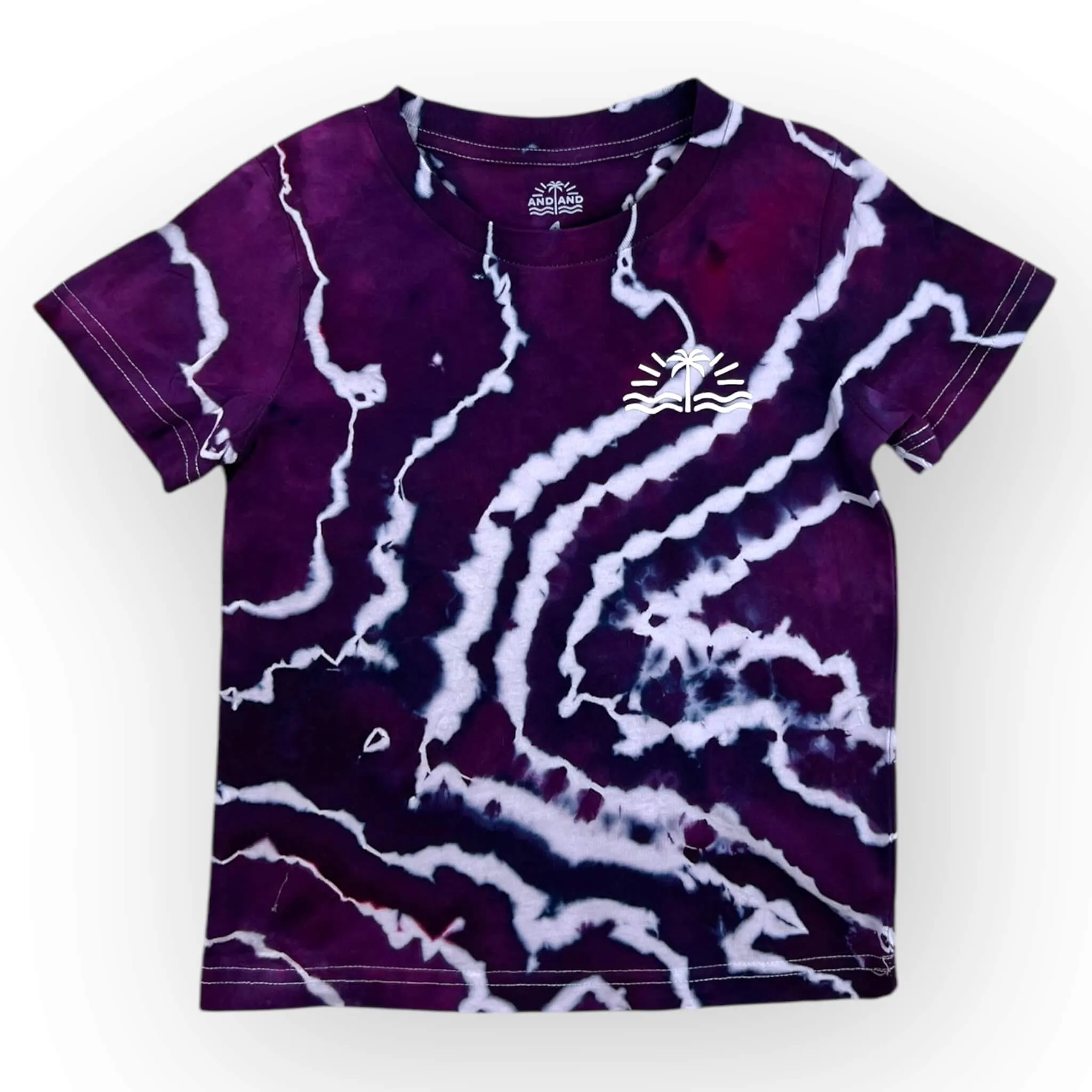 Purples Tie Dye Tee Age 4