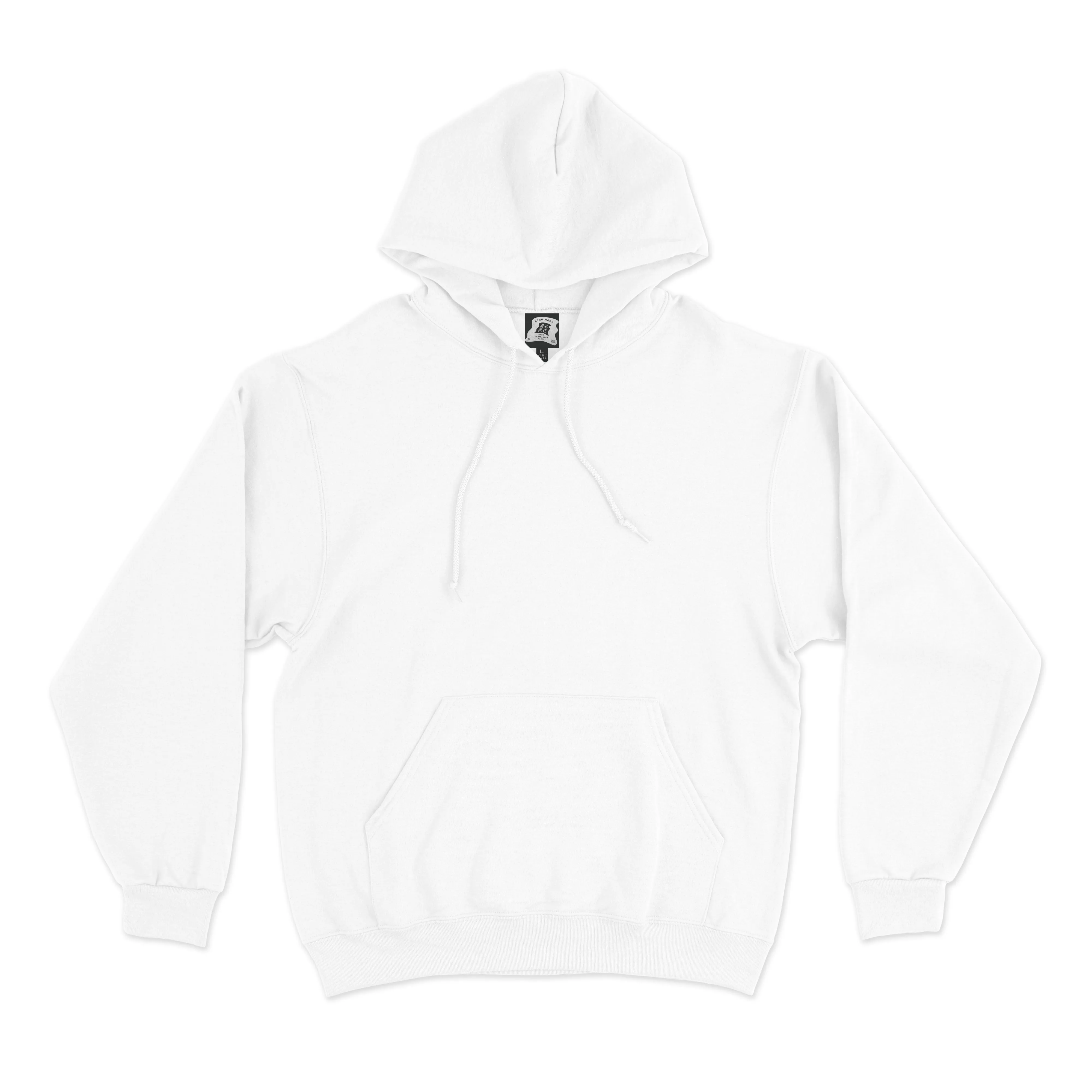 "Colorful Crush" Basic Hoodie White