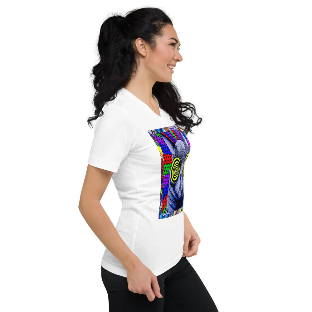 Razzmatazz V-Neck Tee